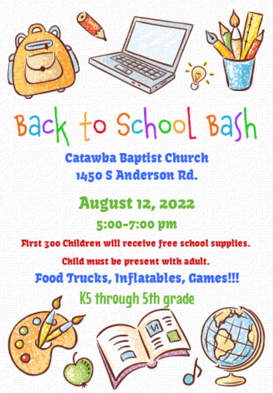 Back to school bash